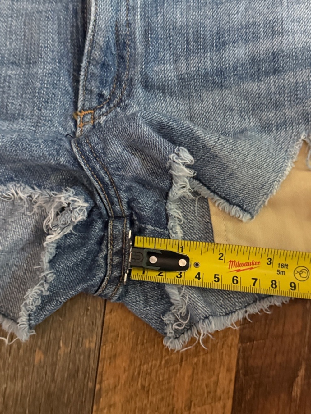 Rag & Bone Distressed Denim Jean Shorts size 28 - Picture 12 of 12